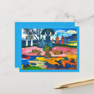 Carte Postale Jour du Dieu (Mahana no atua) par Paul Gauguin