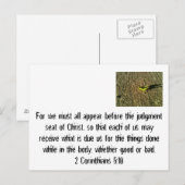 Carte Postale Jour du jugement (Devant / Derrière)