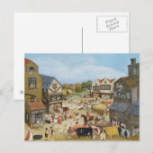 Carte Postale Jour du marché (Devant / Derrière)