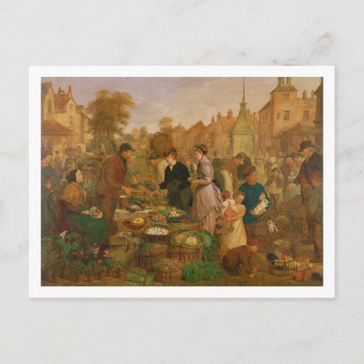 Carte Postale Jour du marché (Devant)