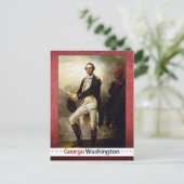 Carte Postale Jour du Président : George Washington (Debout devant)