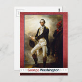 Carte Postale Jour du Président : George Washington (Devant / Derrière)