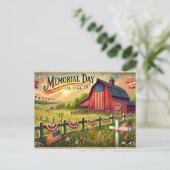 Carte Postale Jour du Souvenir (États-Unis) (Debout devant)