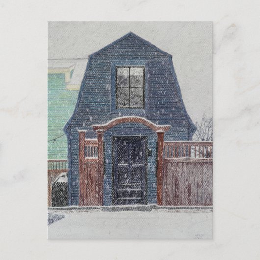Carte Postale Jour enneigé (Devant)