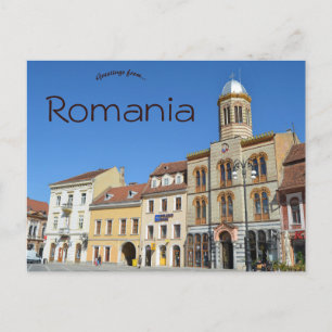 Carte Postale Jour ensoleillé à Brasov Roumanie