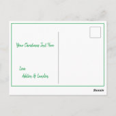 Carte Postale Jour férié Noël Script photo saisonnier (Dos)