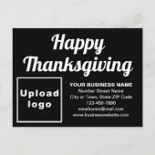 Carte postale Jour Fêtes Noir Thanksgiving (Devant)