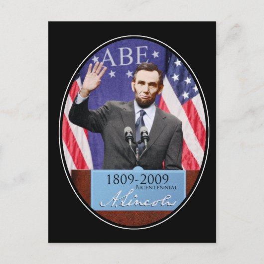 Carte Postale Jour moderne Abraham Lincoln (Devant)