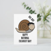 Carte Postale Jour national de l'Escargot (Debout devant)