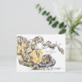 Carte Postale Jour occupé (Debout devant)