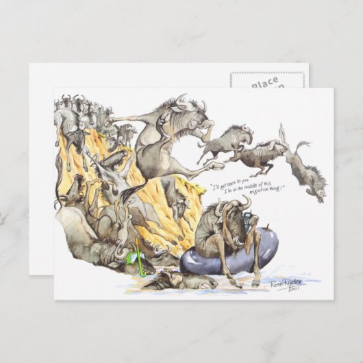 Carte Postale Jour occupé (Devant / Derrière)