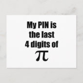 Carte Postale Jour Pi (Devant)