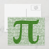 Carte Postale Jour Pi 3.14 (Devant / Derrière)