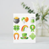 Carte Postale jour saint-patricks (Debout devant)