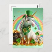 Carte Postale Jour Saint-Patricks (Devant / Derrière)