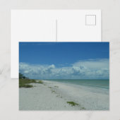 Carte Postale Jour Sur Une Plage Tropicale (Devant / Derrière)