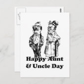 Carte Postale Jour Tante Et Oncle (Devant / Derrière)