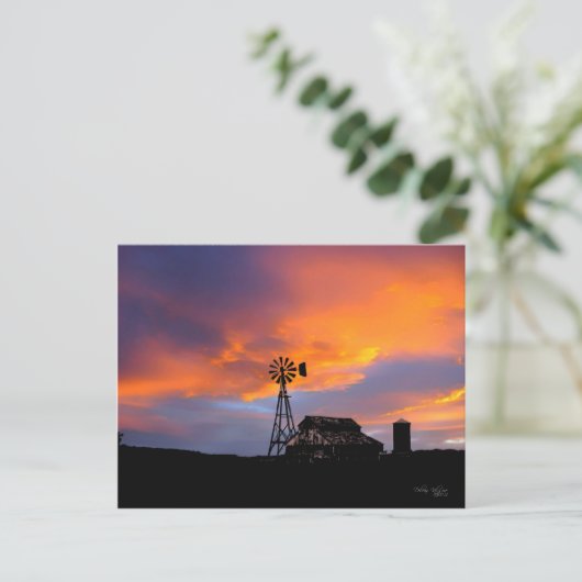 Carte Postale Jour terminé (Debout devant)