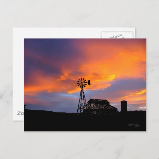 Carte Postale Jour terminé (Devant / Derrière)