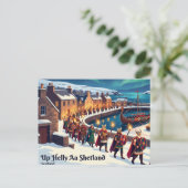 Carte Postale Jour Up Helly Aa Shetland Écosse (Debout devant)