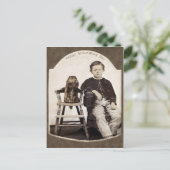 Carte Postale Jour vintage de la marmotte (Debout devant)