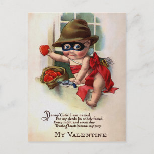 Carte Postale Jour vintage des Valentines