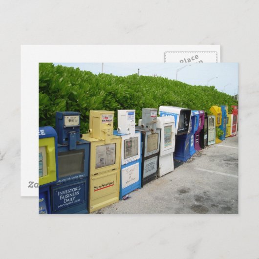 Carte Postale journal (Devant / Derrière)