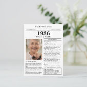 Carte Postale Journal 90e anniversaire de 1936 (Debout devant)