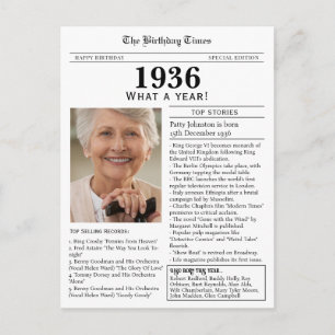 Carte Postale Journal 90e anniversaire de 1936