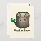 Carte Postale Journal de chat de dés (Devant / Derrière)