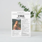 Carte Postale Journal de naissance 1966 (Debout devant)