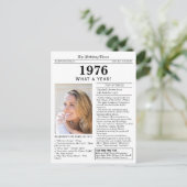 Carte Postale Journal de naissance 1976  (Debout devant)