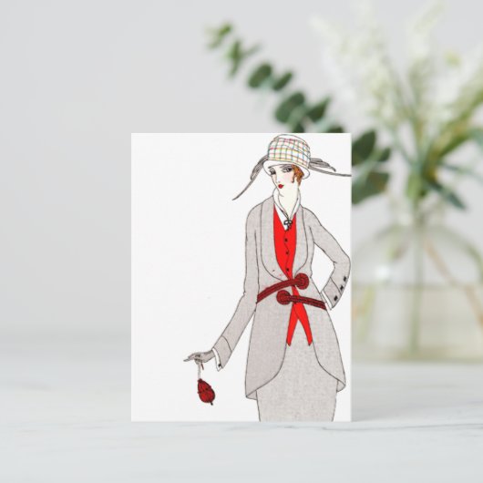 Carte Postale Journal des Dames et des Modes 1 (Debout devant)