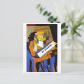 Carte Postale Journal et compotier de Juan Gris (1916) (Debout devant)