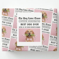 Journal personnalisé « Meilleur chien du monde » p