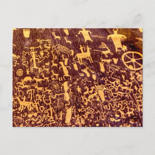 Carte Postale Journal Rock American Indian Utah (Devant)