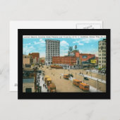 Carte Postale Journal Sq, Jersey City NJ Vintage (Devant / Derrière)