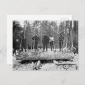 Carte Postale Journaliseurs vintages (Devant / Derrière)