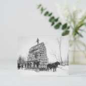 Carte Postale Journalistes au travail, 1890 (Debout devant)