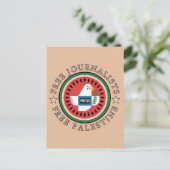 Carte Postale Journalistes libres, Palestine libre (Debout devant)