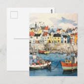 Carte Postale Journée au bord de la mer (Devant / Derrière)