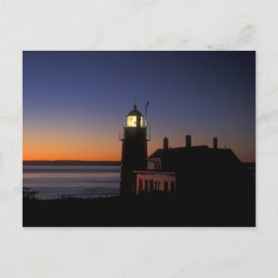Carte Postale Journée au phare de Quoddy Head Maine