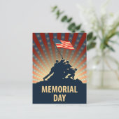 Carte Postale Journée commémorative (Debout devant)