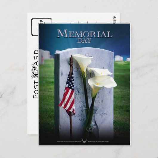 Carte Postale Journée commémorative (Devant / Derrière)