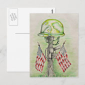 Carte Postale Journée commémorative (Devant / Derrière)