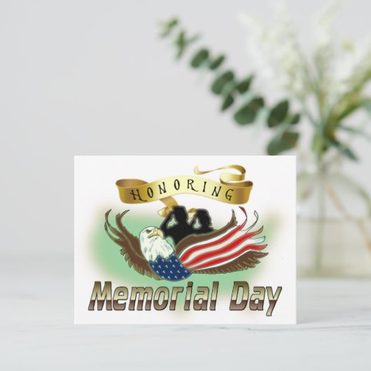 Carte Postale Journée commémorative (Debout devant)