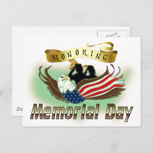 Carte Postale Journée commémorative (Devant / Derrière)