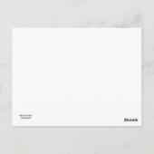 Carte Postale Journée commémorative (Dos)