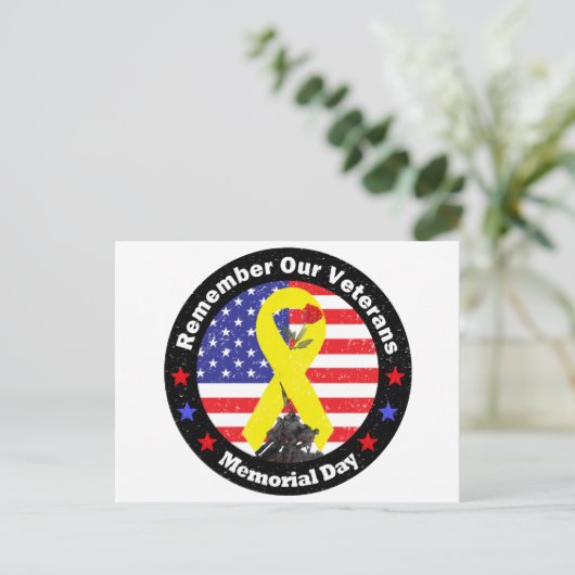 Carte Postale Journée commémorative (Debout devant)