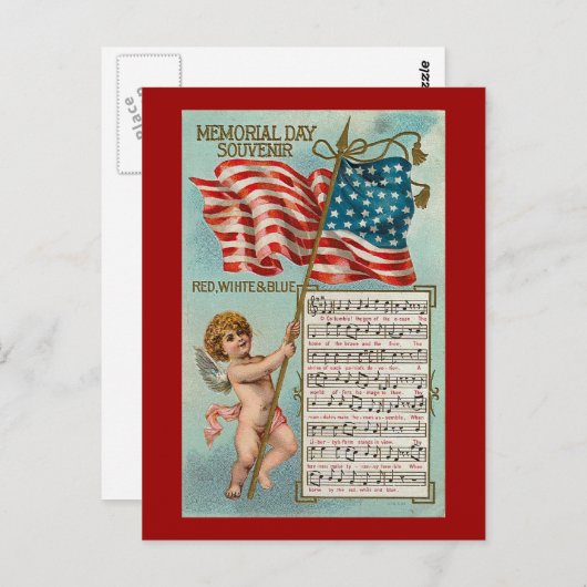 Carte Postale Journée commémorative (Devant / Derrière)